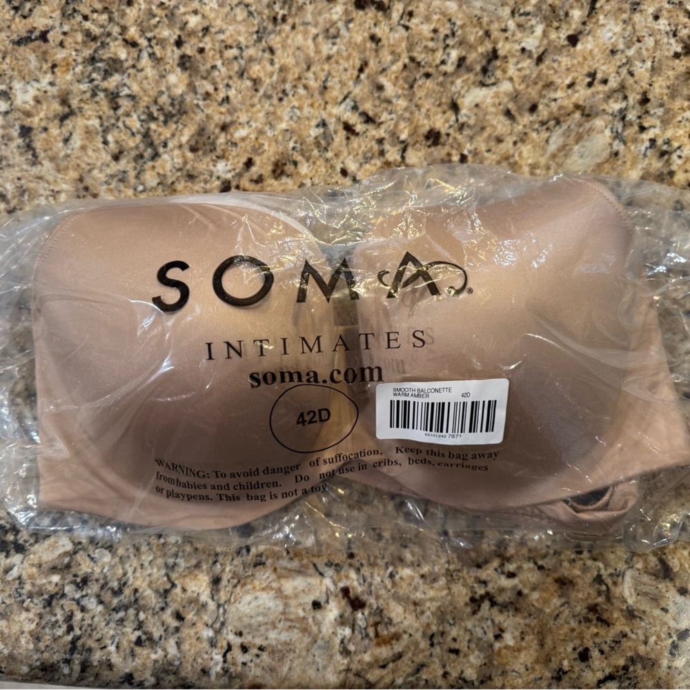Soma Smooth Balconette Bra in Warm Amber NWT